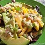 mango_salad3 Mango and Avocado Salad with Peanut Dressing