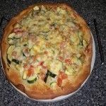 pizza3 Zucchini & Fresh Tomatoes with Fontina Pizza