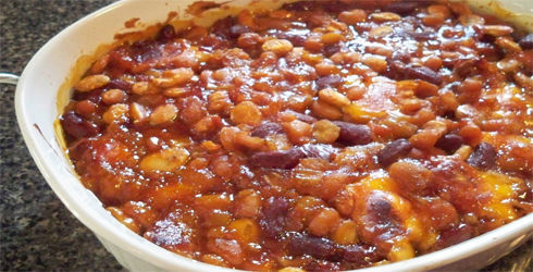 Baked Beans Recipe is a deliciously different way to prepare homemade baked beans.  Perfect with any summertime dish, Baked Beans are a classic american side dish.