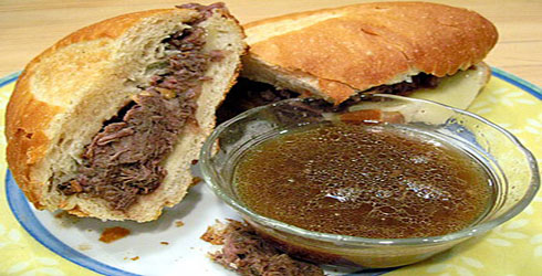 French Dip Sandwiches are a crowd pleaser.  Use your slow cooker to make super tender and flavorful roast beef.