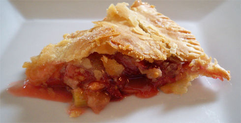 Strawberry Rhubarb Pie is the perfect summertime dessert.  It is refreshing and pairs wonderfully with any dish.  A sweet and tart dessert that will be your new favorite.