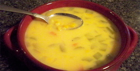 Vegetable Chowder Recipe is the perfect spring soup.  Even though it is called a chowder, it is not as thick as you would think.  Fresh veggies and a cheese sauce make for one awesome chowder.