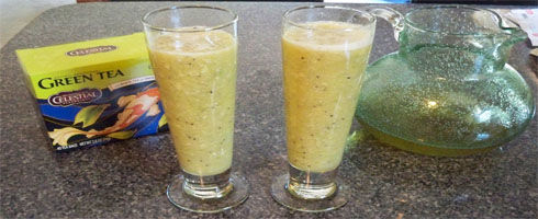 This Green Tea Smoothie is another favorite of ours on hot sunny days.  Fruit of any color is delicious in a smoothie made with green tea, but here we...